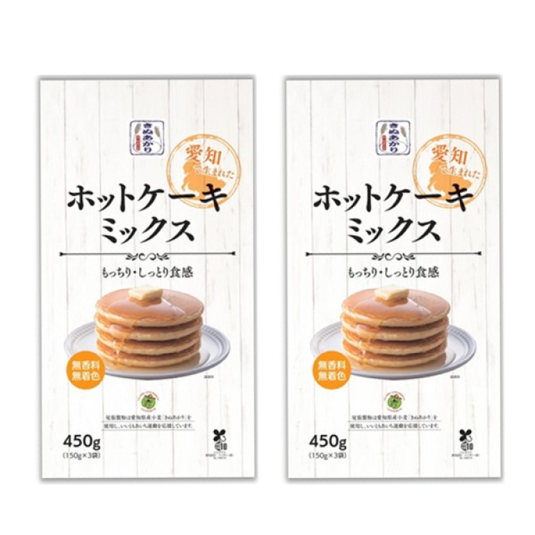 愛知で生まれたホットケーキミックス【450g×2セット】