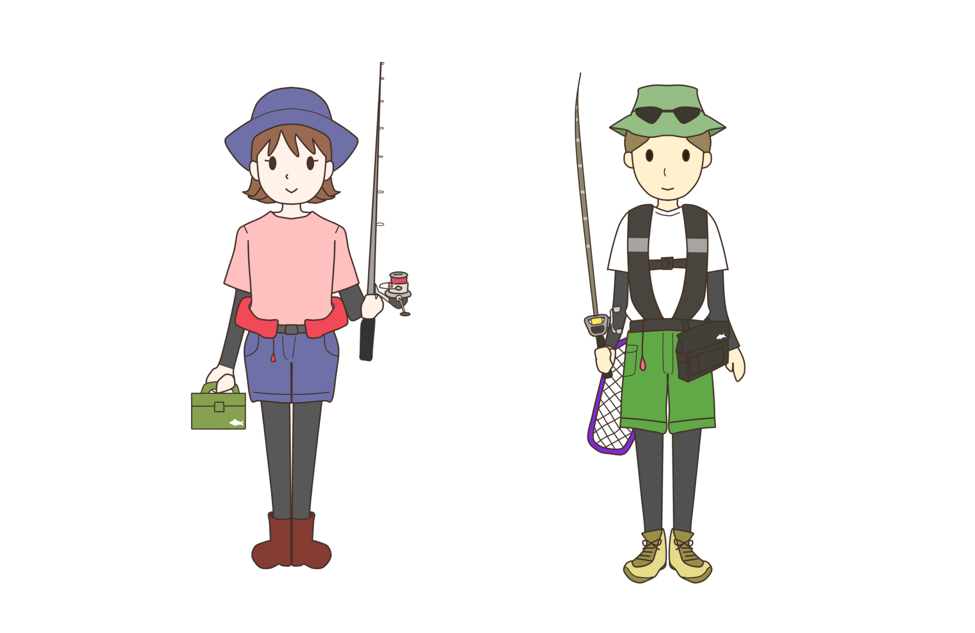 動きやすい服装（防寒対策必須）